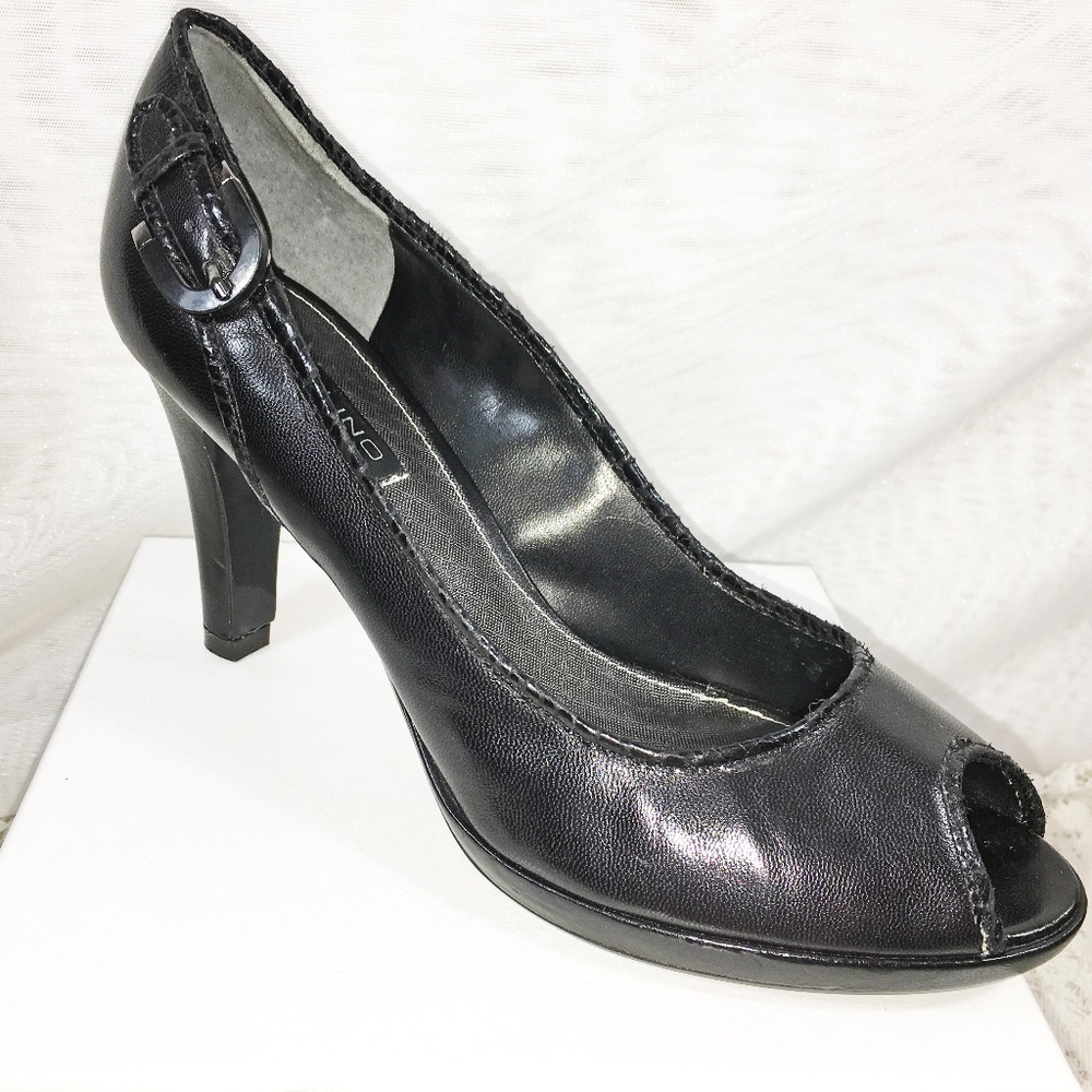 Charter Club Womens Hirah Peep Toe Classic Pumps Black Size 7 5 main image 0